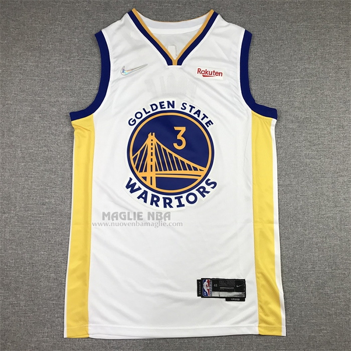 Maglia
 Jordan Poole NO 3 Golden State Warriors Association Bianco
